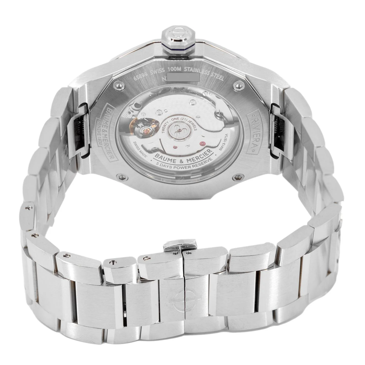 Baume & Mercier M0A10616 Riviera Automatic Men's Watch - Image 4