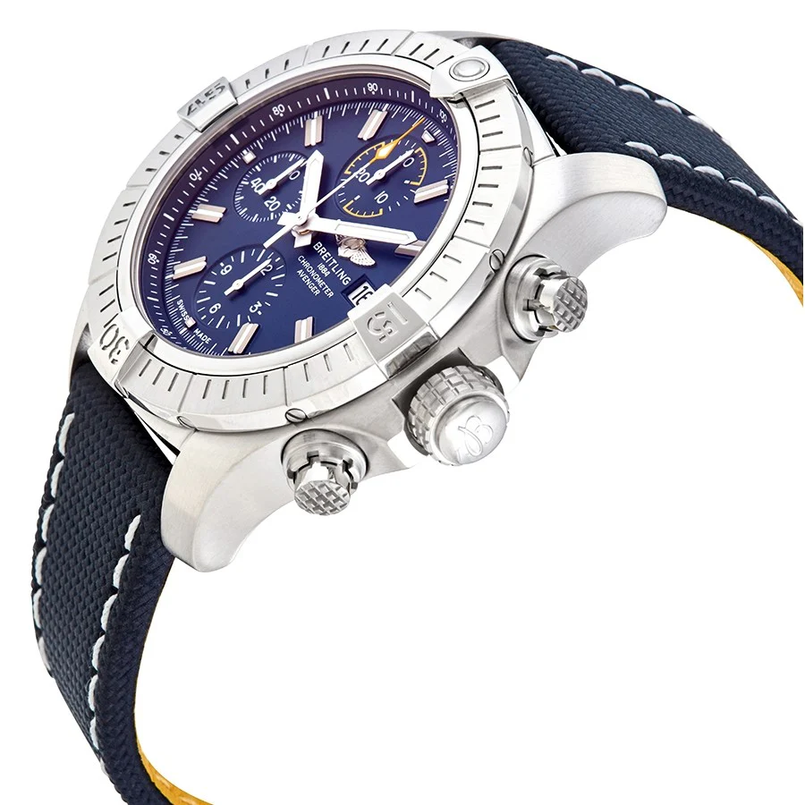 Breitling Men's A13317101C1X1 Avenger Chrono Blue Dial Watch - Image 3