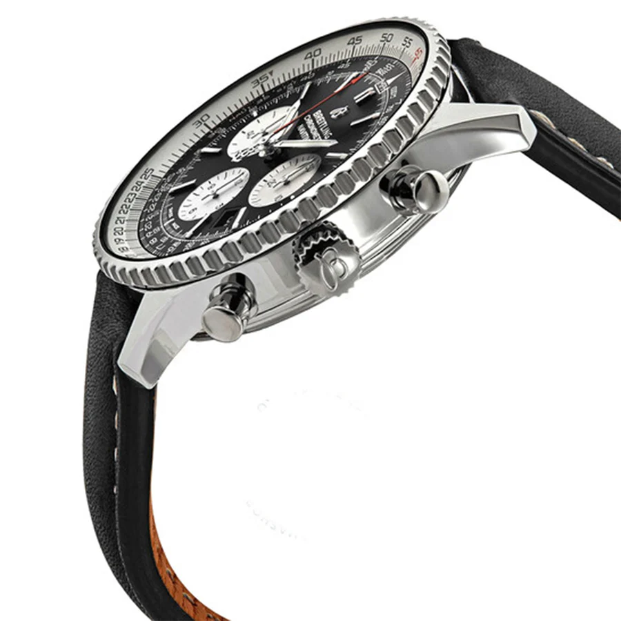 Breitling Men's AB0127211B1X1 Navitimer Chrono Black Watch - Image 3