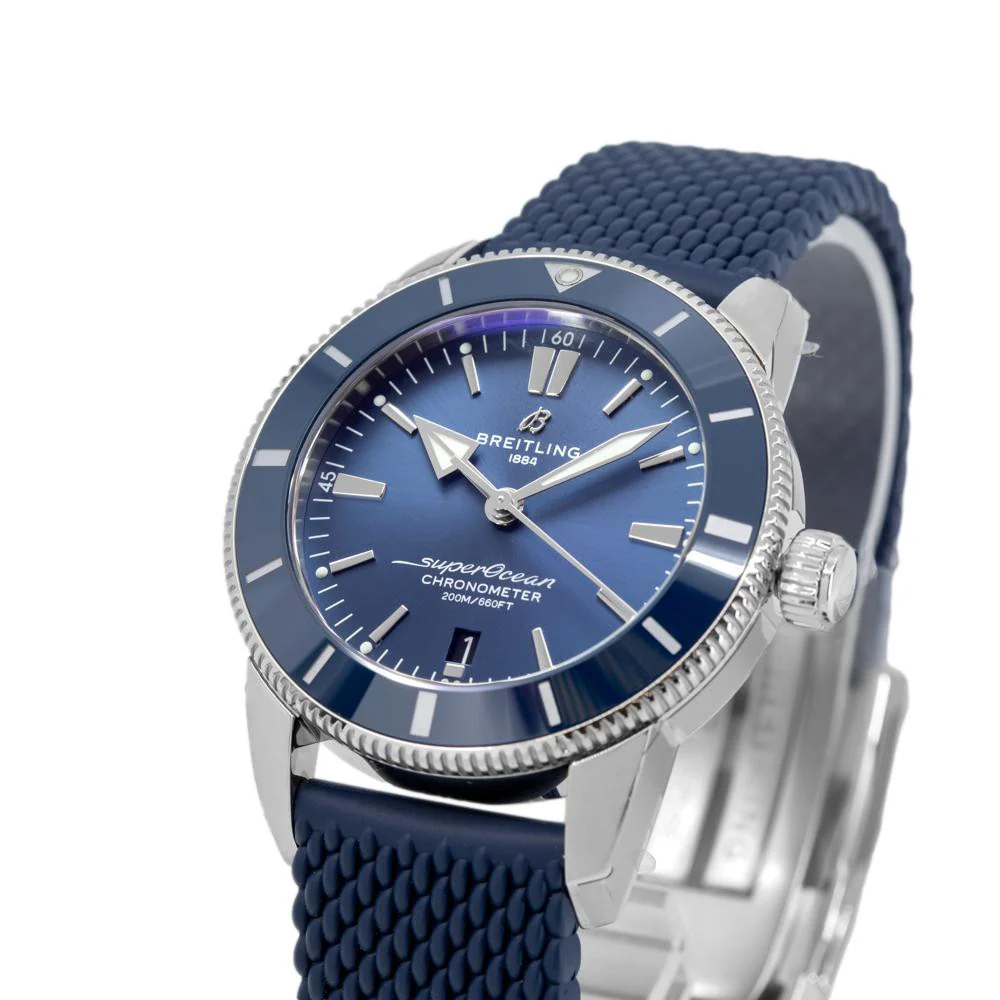 Breitling Men's AB2030161C1S1 Superocean Heritage II Blue - Image 10