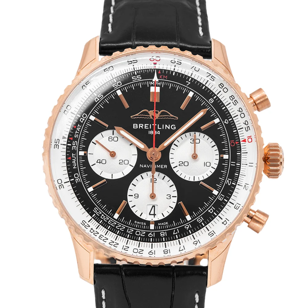 Breitling RB0138211B1P1 Navitimer B01 43mm Red Gold Chrono - Image 2