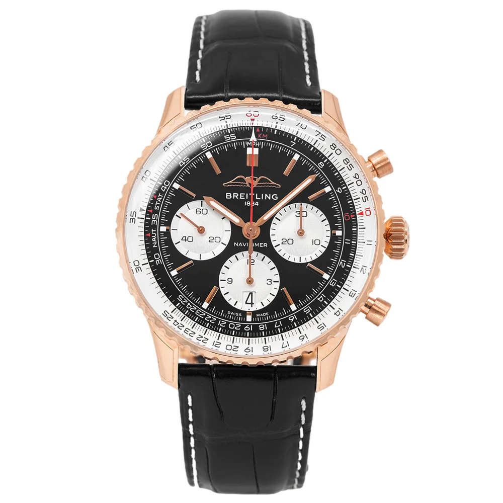Breitling RB0138211B1P1 Navitimer B01 43mm Red Gold Chrono - Image 3
