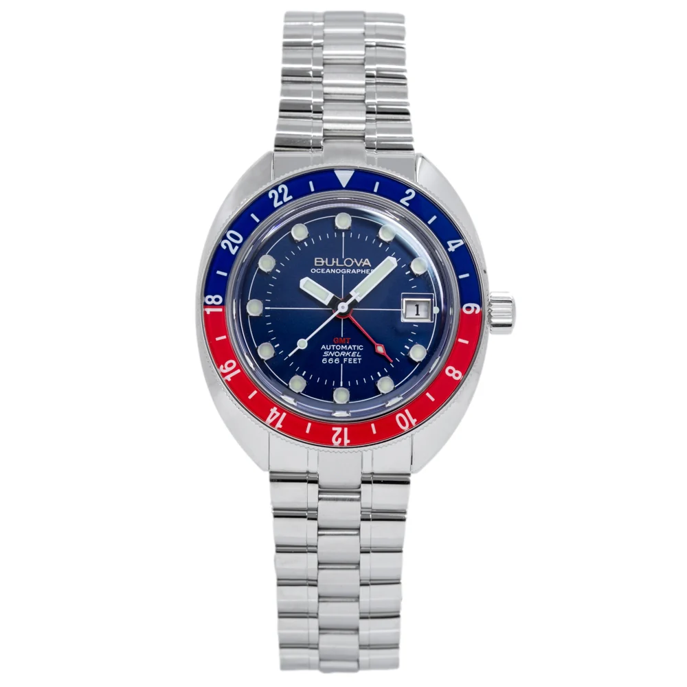 Bulova 96B405 Oceanographer Gmt Automatic Men's Watch - Image 3