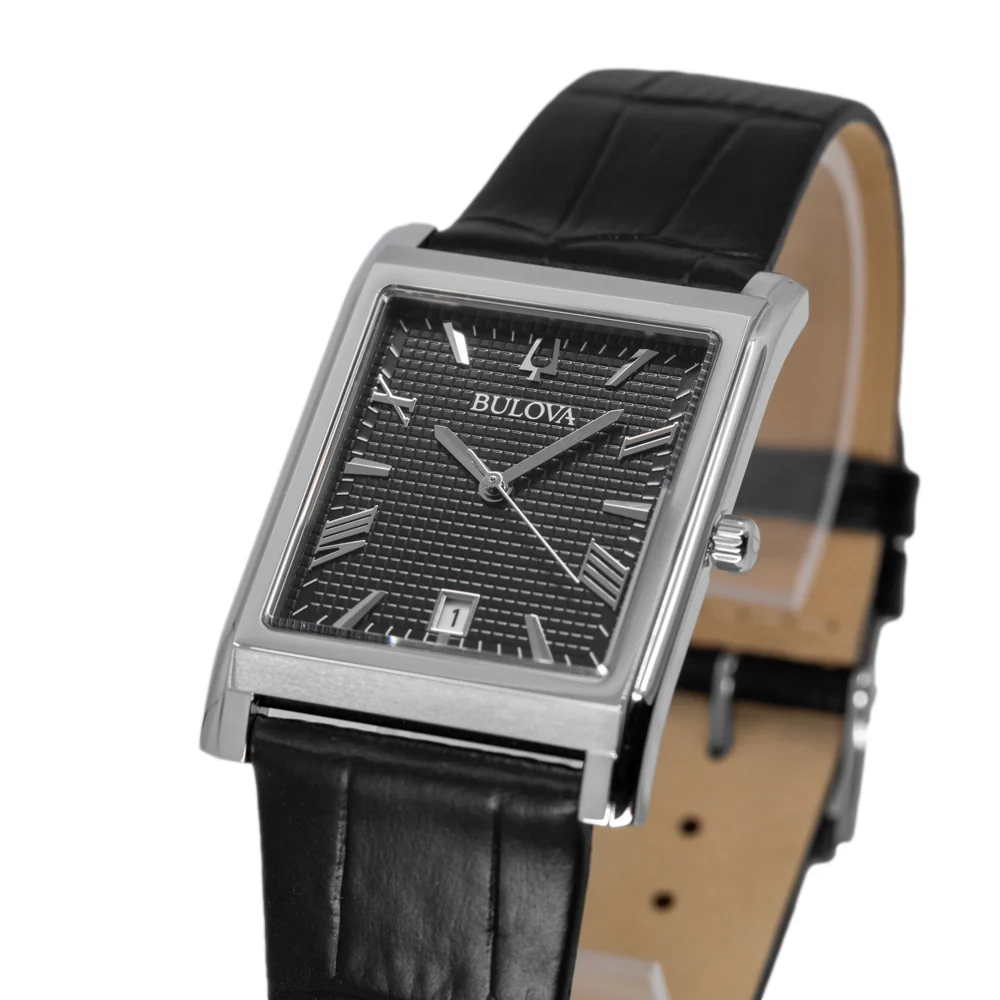 Bulova 96B445 Classic Rectangle Quartz Men's Watch - Image 10