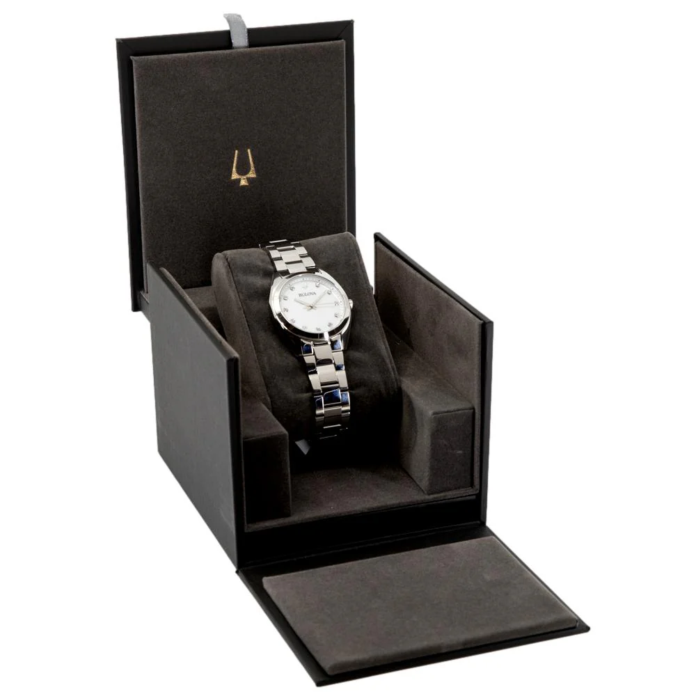 Bulova 96P228 Surveyor Lady Quartz Woman's Watch - Image 8
