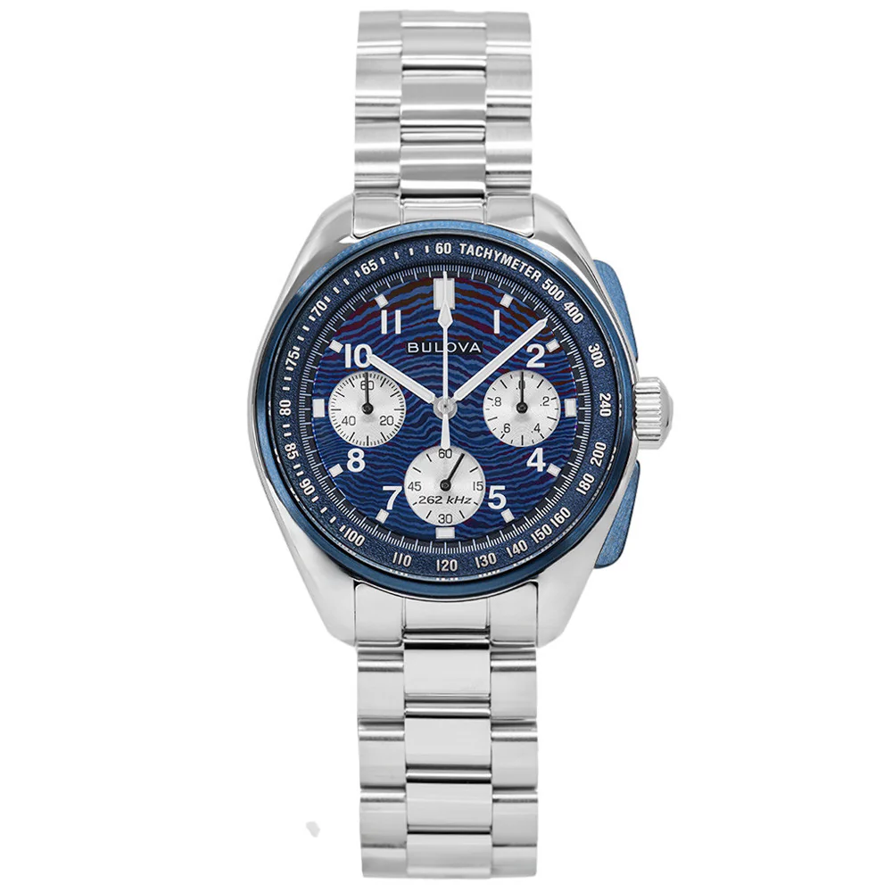 Bulova 98A329 Lunar Pilot Timascus Quartz Men's Watch - Image 2