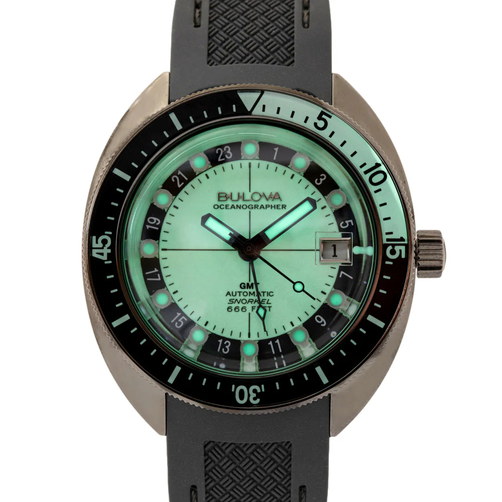 Bulova 98B407 Oceanographer Gmt Automatic Men's Watch - Image 2