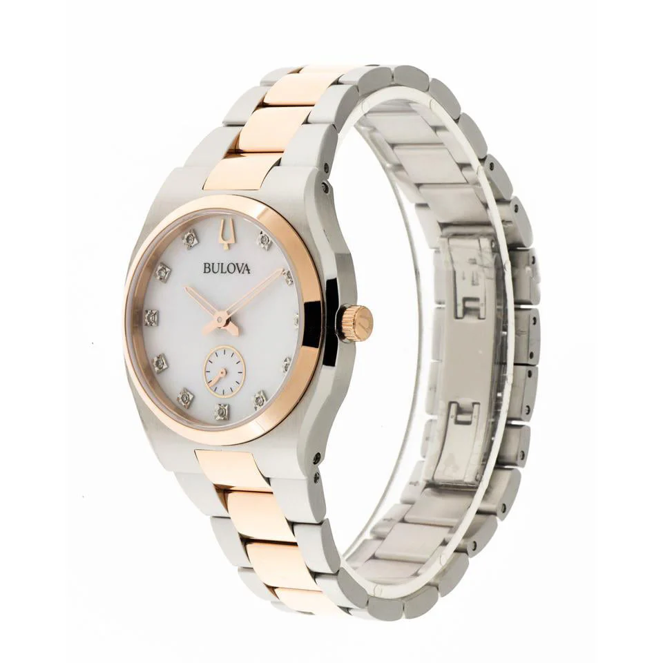 Bulova 98P221 Surveyor Lady Piccoli Secondi Quartz Woman's Watch