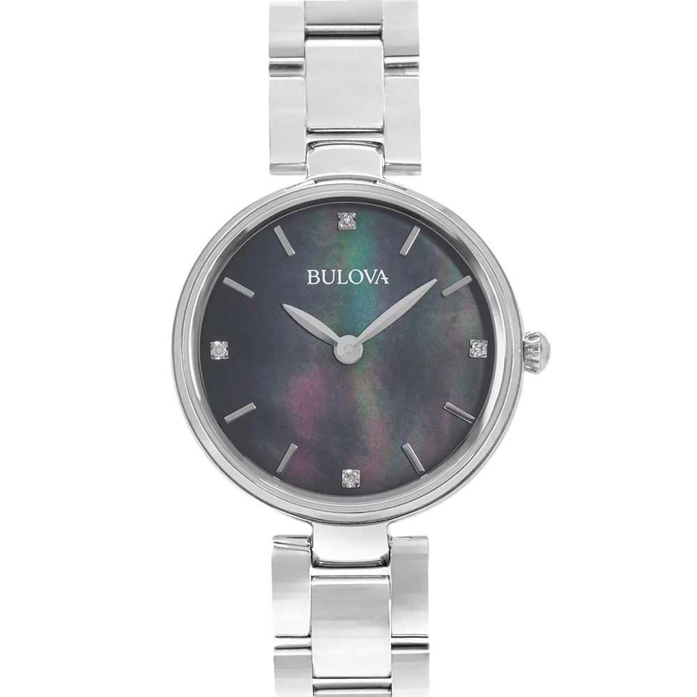 Bulova Women's 96S173 Classic Diamond 27mm Quartz - Image 2