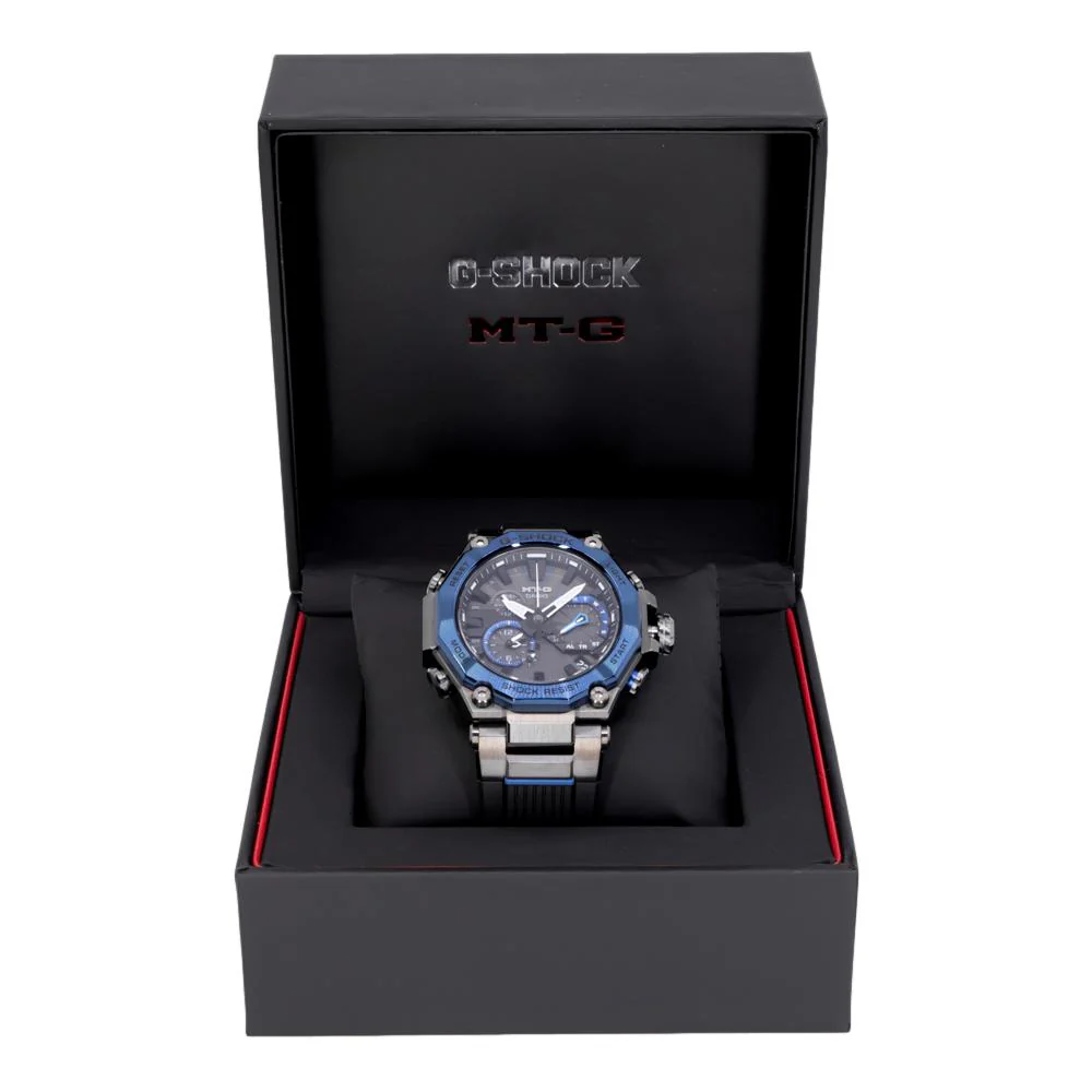 Casio Men's MTG-B2000B-1A2ER MT-G Shock Blue Bezel Watch - Image 7