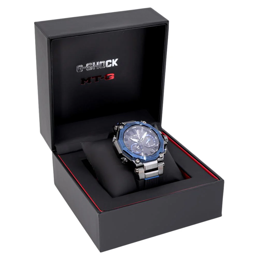 Casio Men's MTG-B2000B-1A2ER MT-G Shock Blue Bezel Watch - Image 8