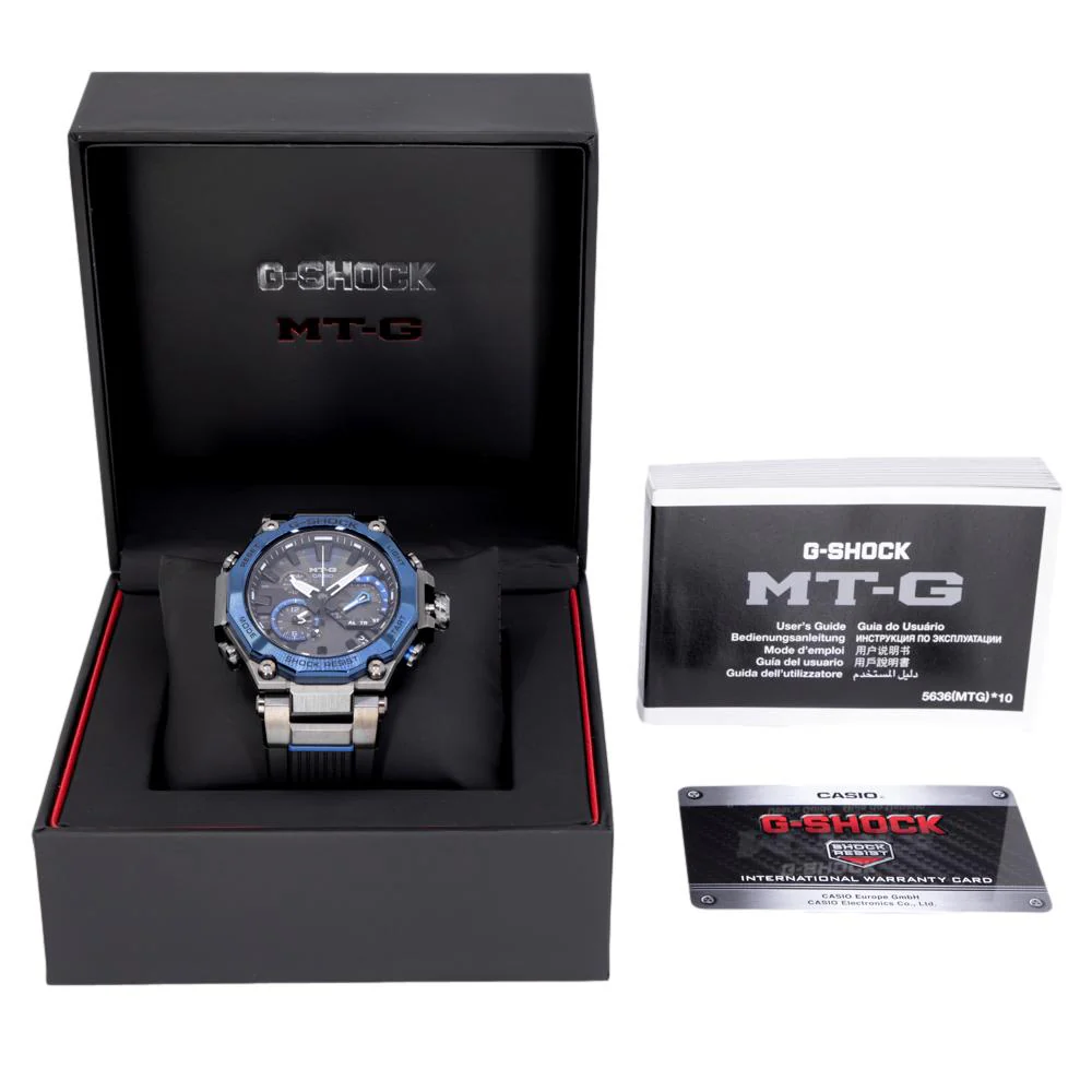 Casio Men's MTG-B2000B-1A2ER MT-G Shock Blue Bezel Watch - Image 9