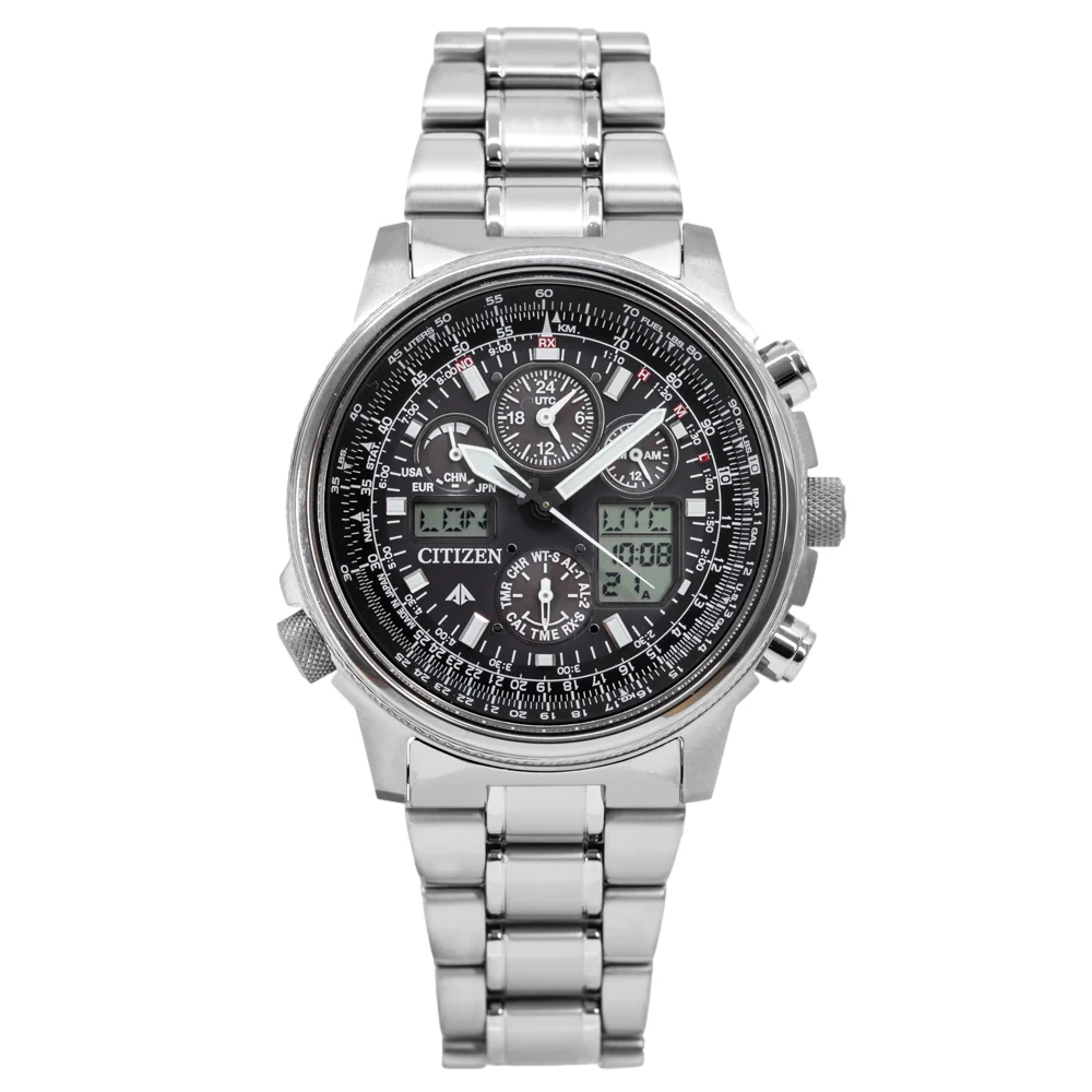 Citizen JY8020-52E Radio Controlled Super Pilot Eco-Drive - Image 2