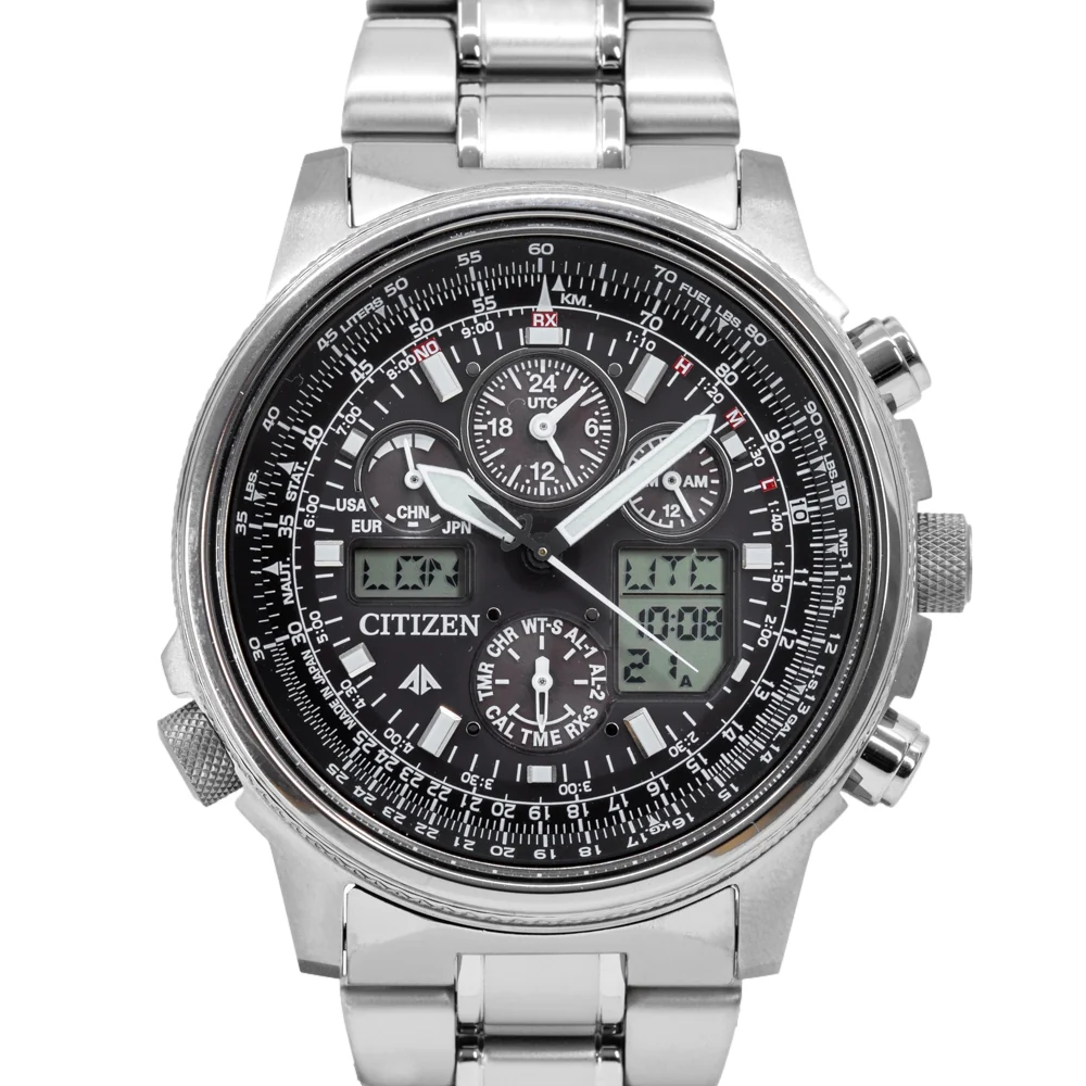 Citizen JY8020-52E Radio Controlled Super Pilot Eco-Drive - Image 3