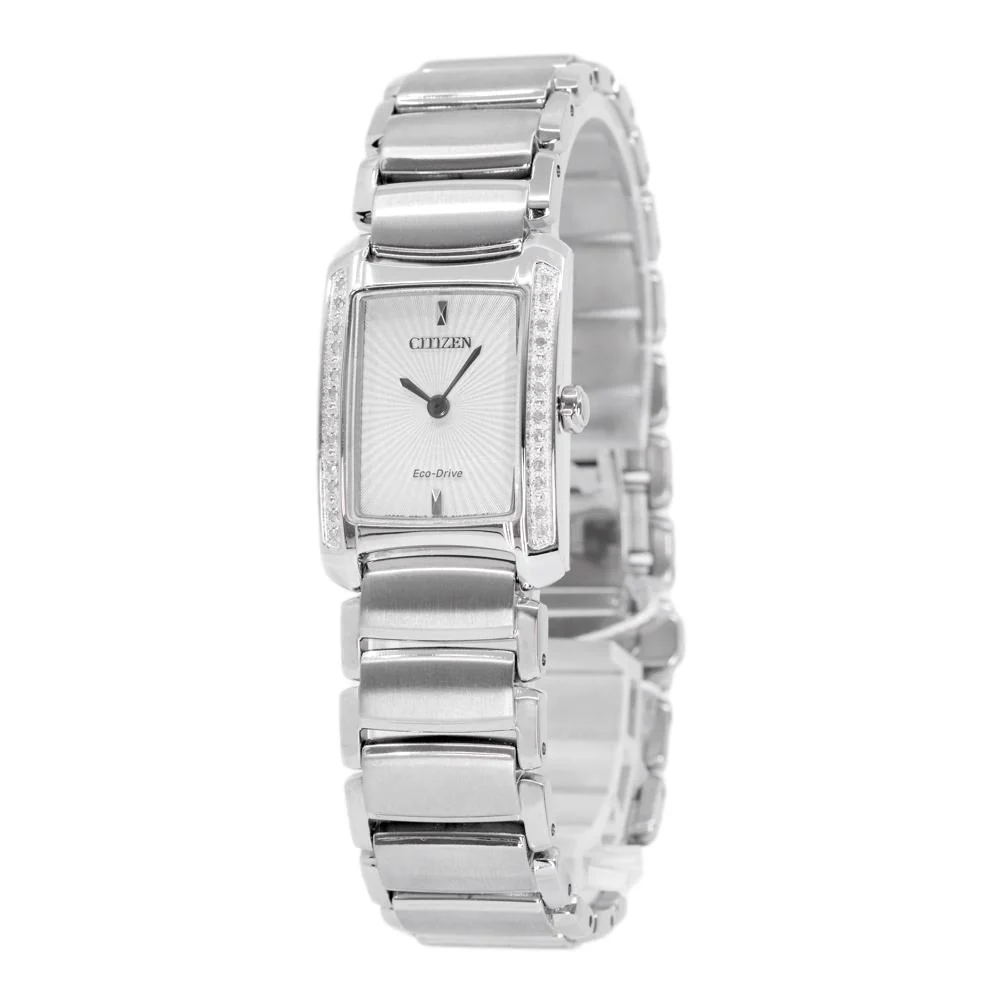 Citizen Ladies EG2961-54A Eco-Drive White Dial Watch