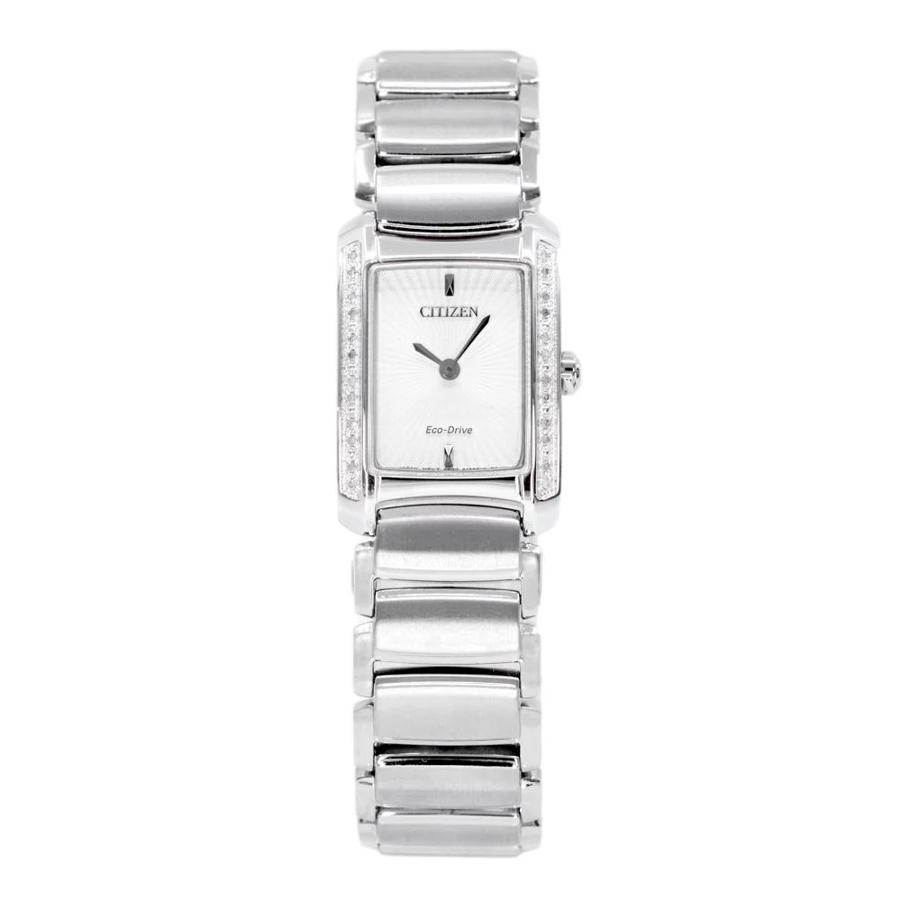 Citizen Ladies EG2961-54A Eco-Drive White Dial Watch - Image 2