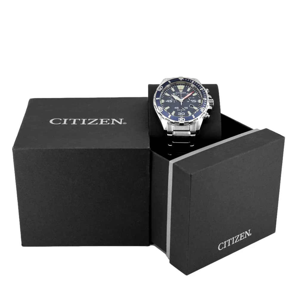 Citizen Men's AT2431-87L Eco-Drive Blue Dial - Image 6