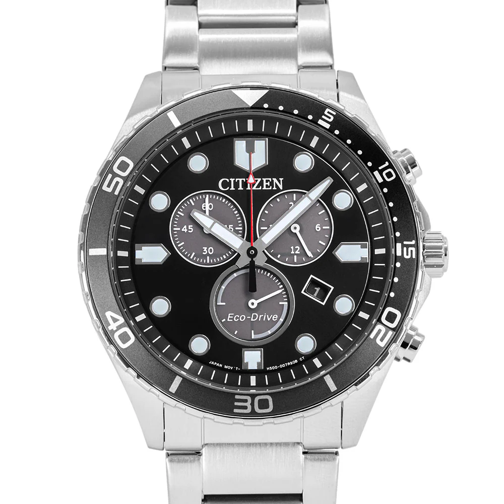 Citizen Men's AT2568-82E Sport Crono 43mm Eco-Drive - Image 3