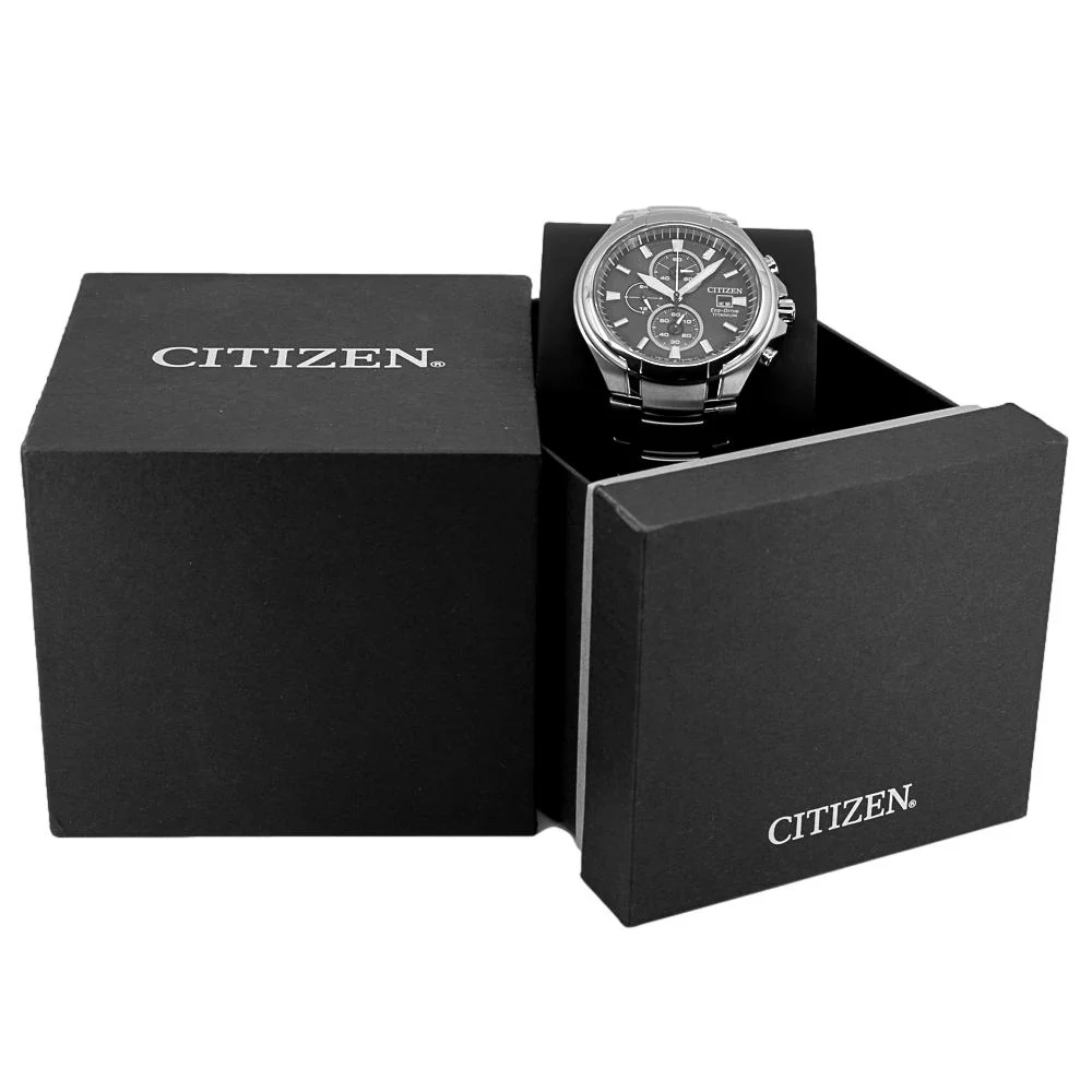 Citizen Men's CA0700-86E Super Titanium Chrono Watch - Image 6