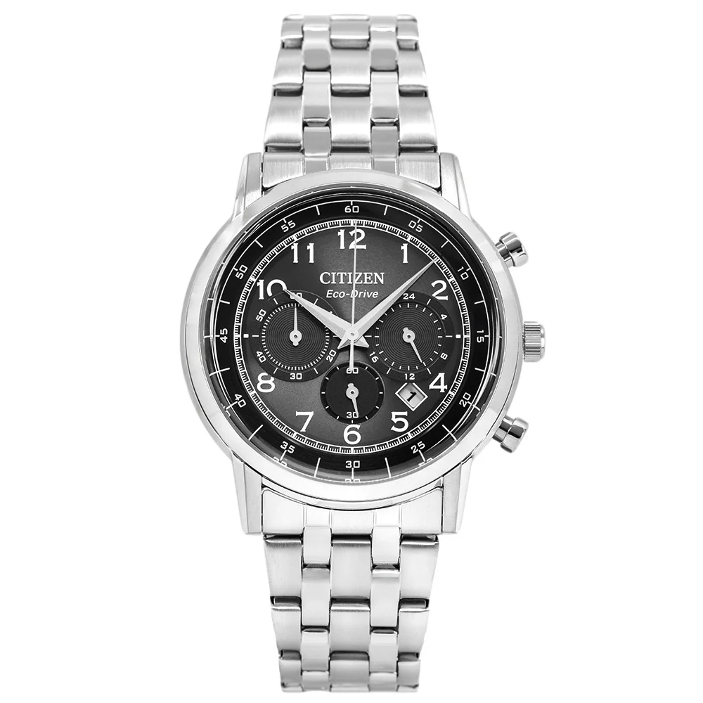 Citizen Men's CA4630-53E Classic 42mm Eco-Drive Chronograph - Image 2