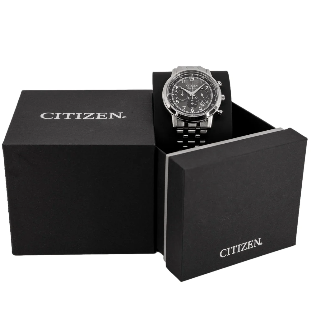 Citizen Men's CA4630-53E Classic 42mm Eco-Drive Chronograph - Image 7