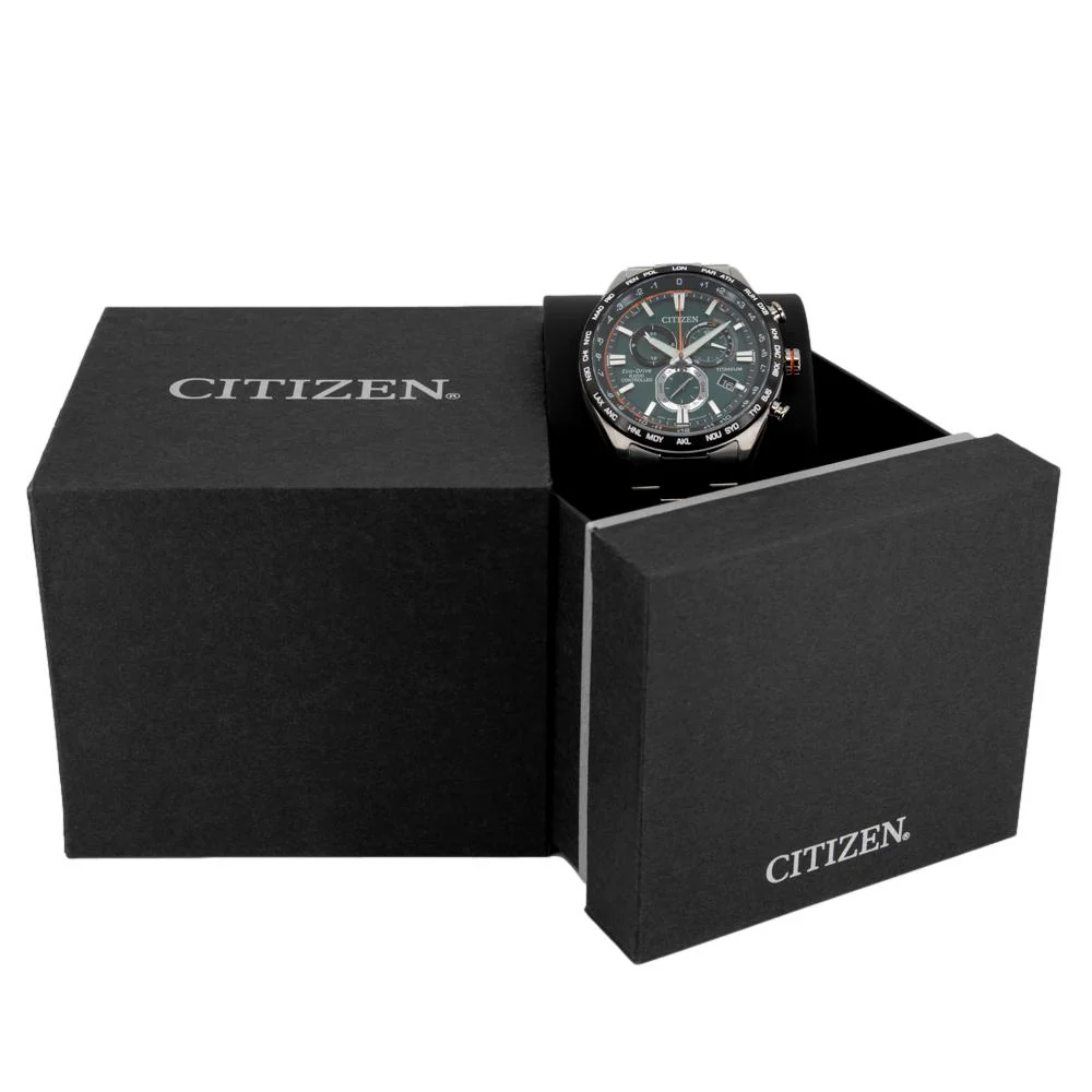 Citizen Men's CB5946-82X Eco-Drive Super Titanium Watch - Image 7