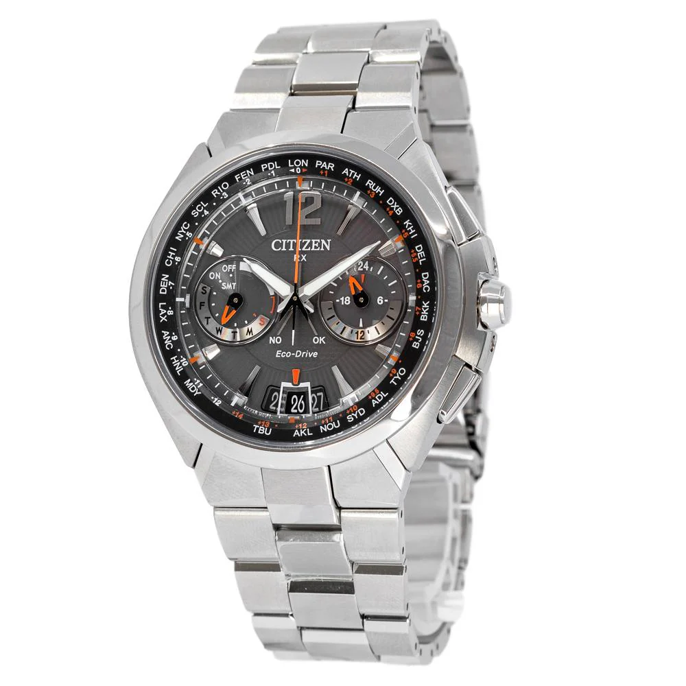 Citizen Men's CC1090-52E Eco-Drive Satelite Wave Watch - Image 7