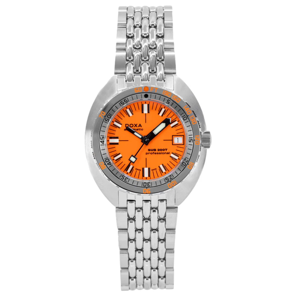 Doxa 804.10.351.10 SUB 200T Professional Orange Dial Auto - Image 2