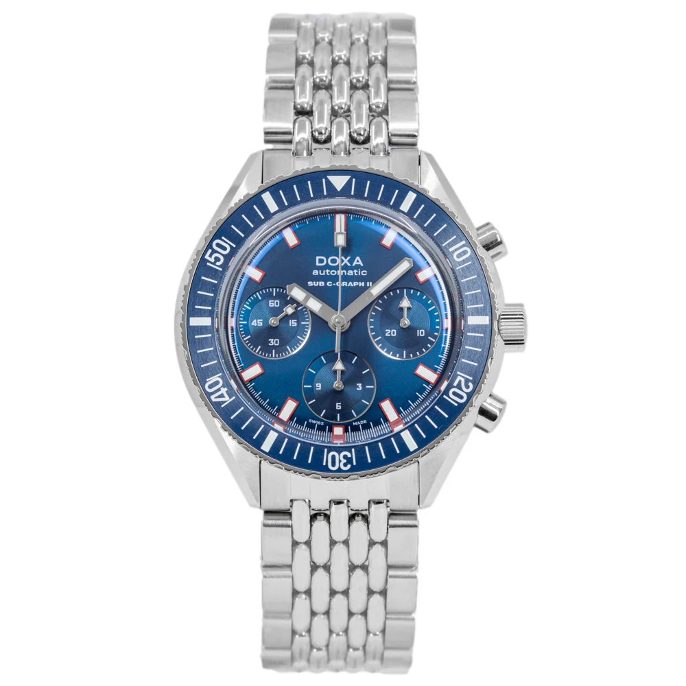Doxa Men's 797.10.201.10 SUB 200 C-Graph II Blue Dial Auto - Image 2