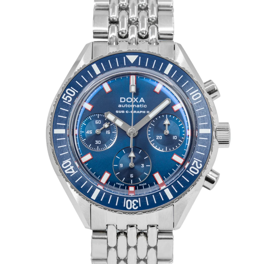 Doxa Men's 797.10.201.10 SUB 200 C-Graph II Blue Dial Auto - Image 3
