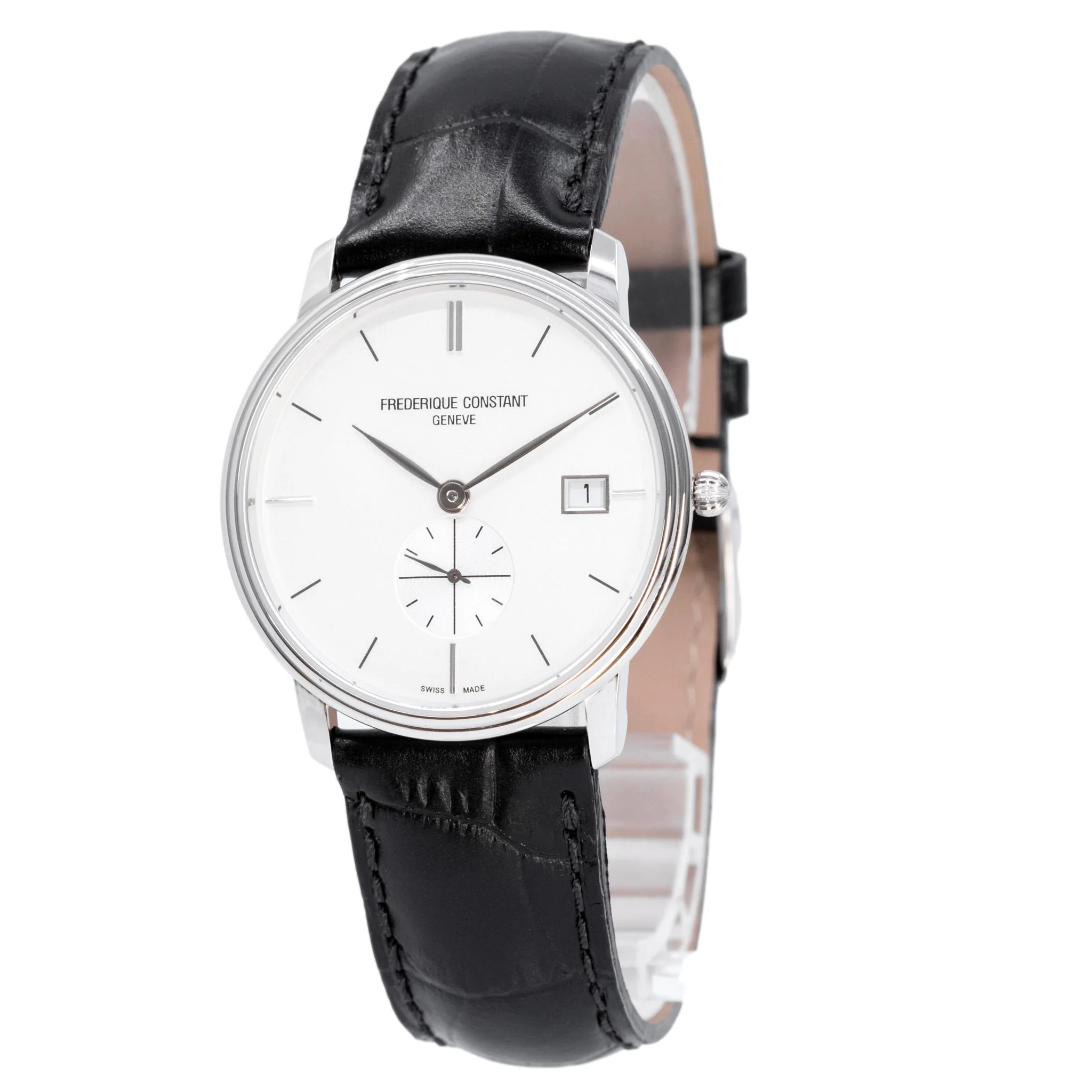 Frederique Consta FC-245S4S SlimLine Silver Dial Watch