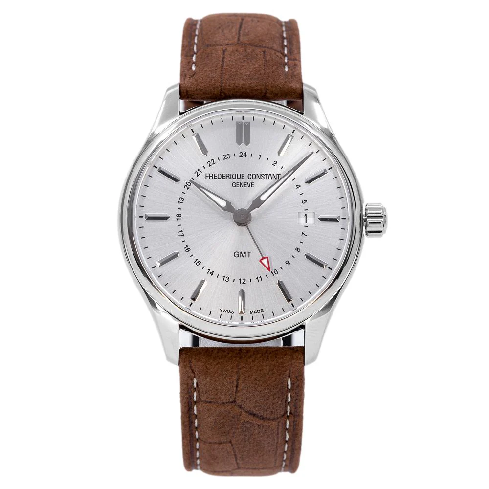 Frederique Constant FC-252SS5B6 Classics Quartz GMT Watch - Image 2