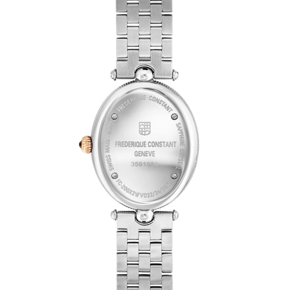 Frederique Constant FC-200MPW2V2B Classics Quartz Art Deco Oval Woman's Watch - Image 2