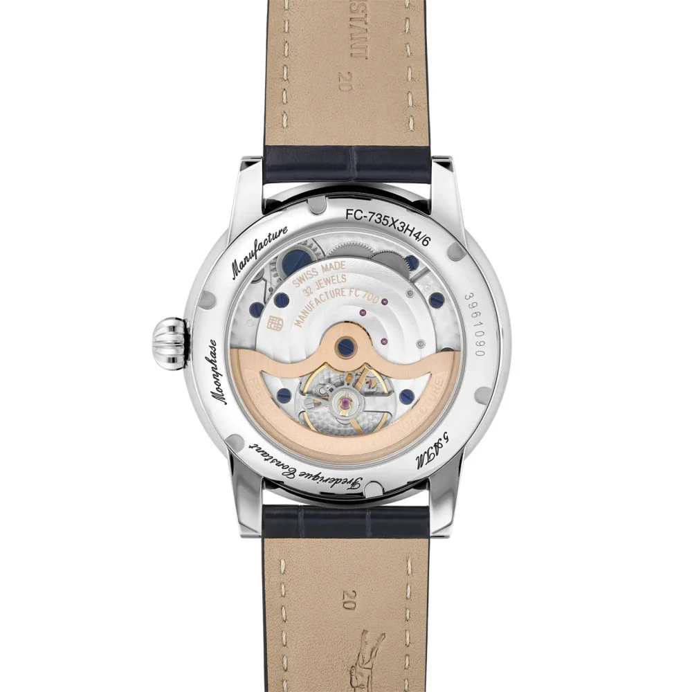Frederique Constant FC-735S3H6 Manufacture Automatic Classic Power Reserve Big Date Men's Watch - Image 3