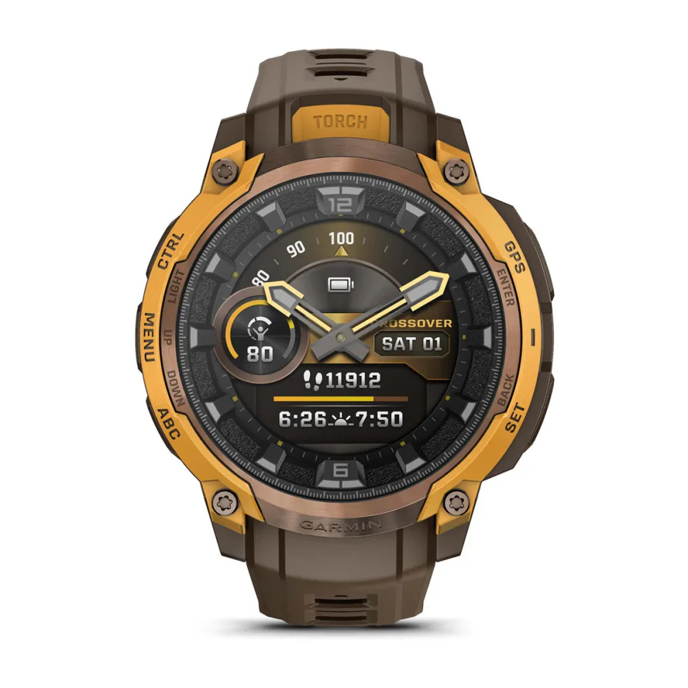 Garmin 010-03398-01 Instinct® Crossover AMOLED Quartz Men's Watch - Image 3