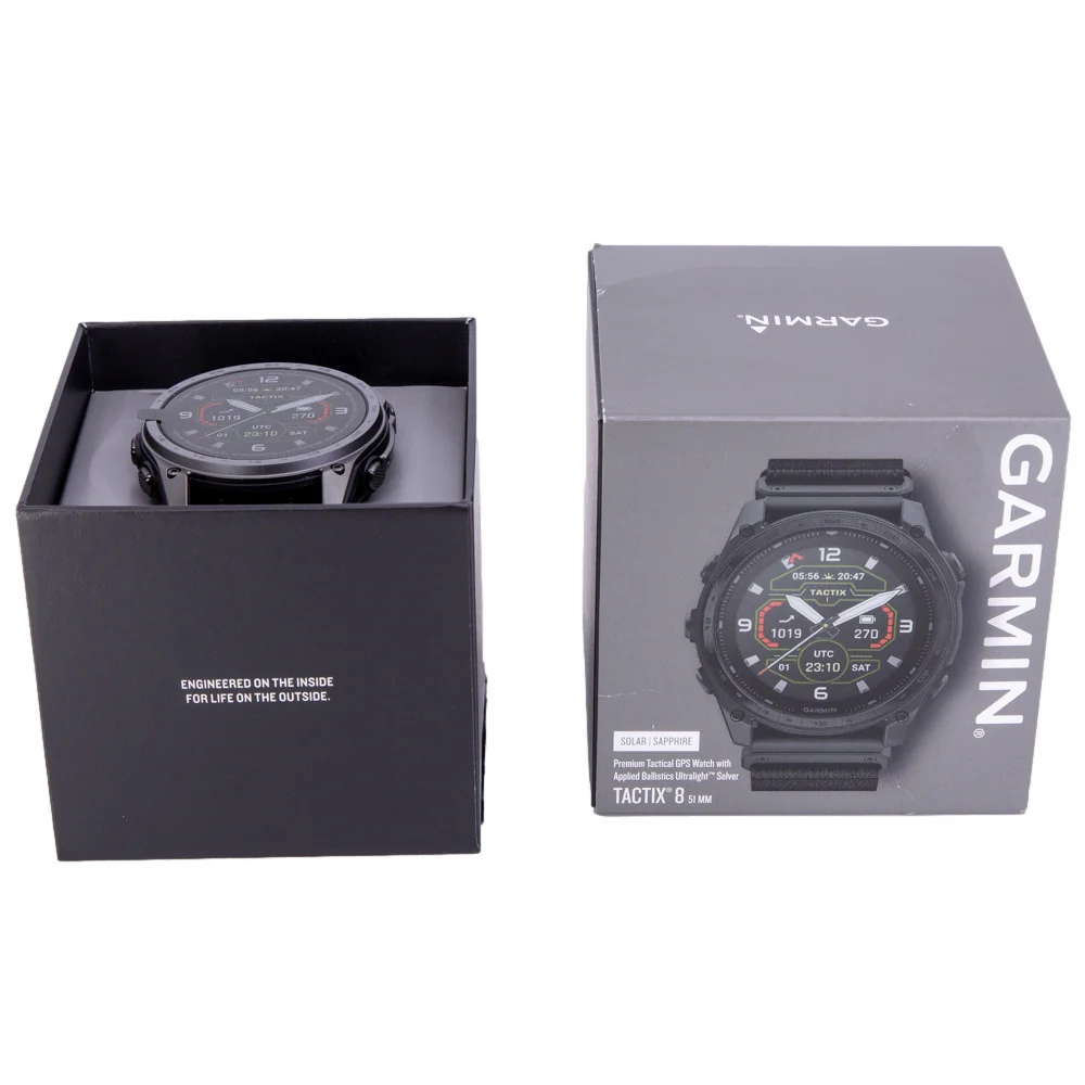 Garmin Men's 010-03407-01 Tactix 8 51mm Solar - Image 9
