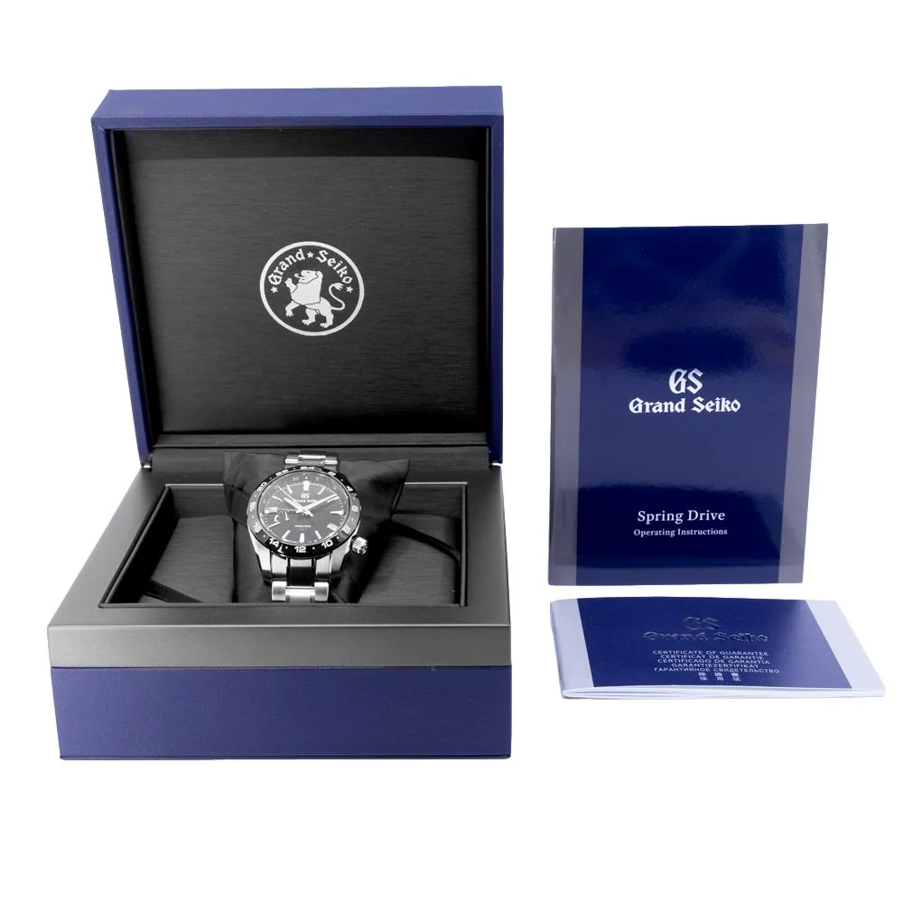 Grand Seiko Men's SBGE253G Sport Black Dial GMT Watch - Image 9