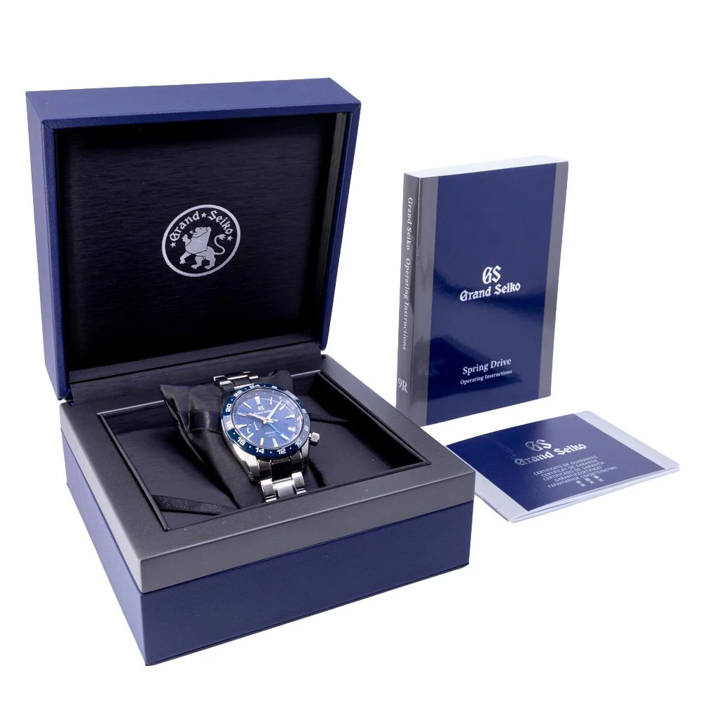 Grand Seiko Men's SBGE255G Sport GMT Blue Dial Watch - Image 10
