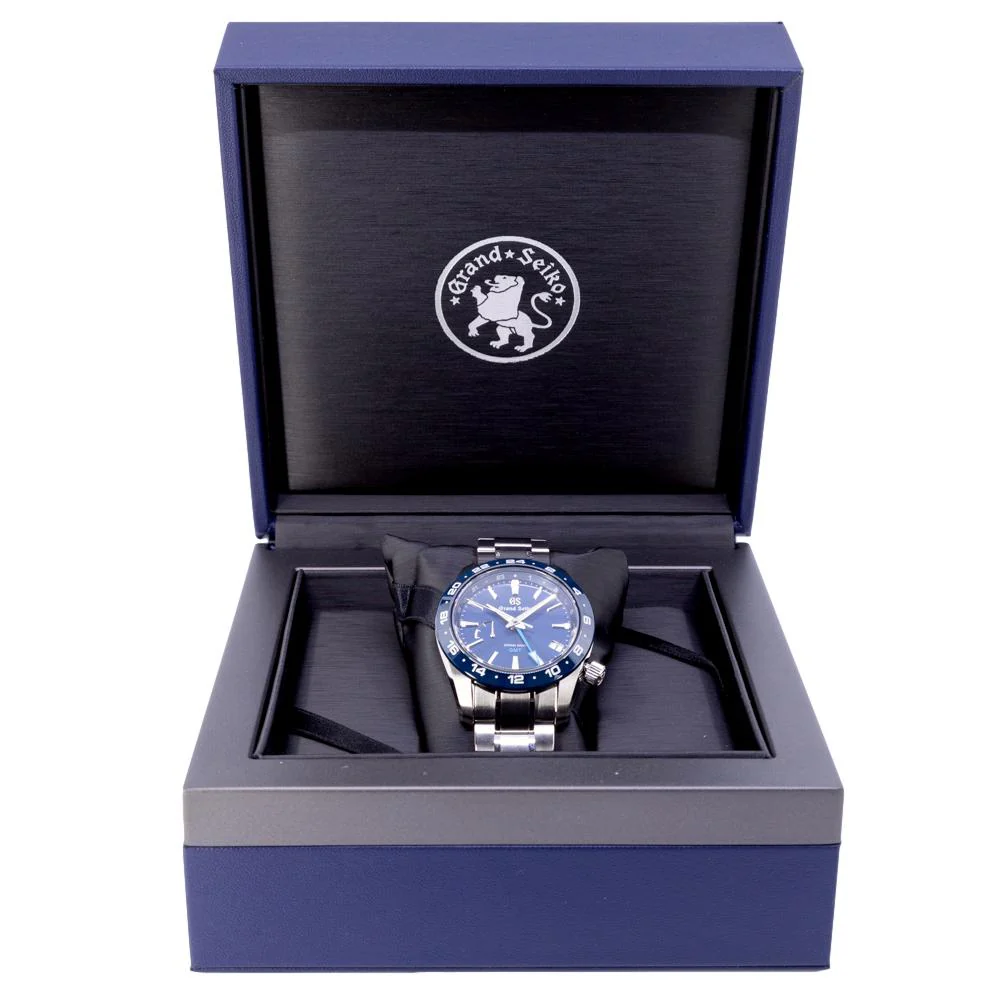 Grand Seiko Men's SBGE255G Sport GMT Blue Dial Watch - Image 7