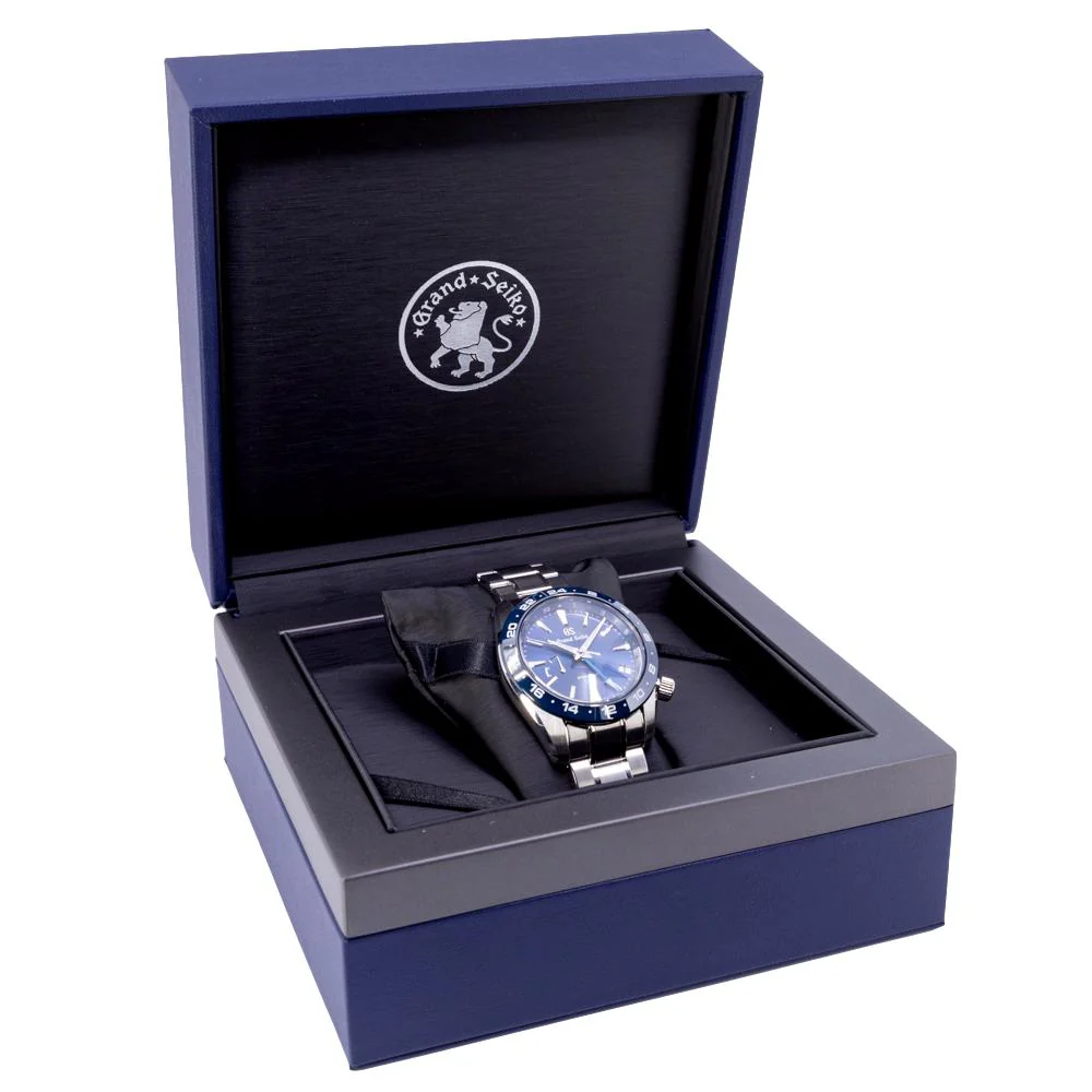 Grand Seiko Men's SBGE255G Sport GMT Blue Dial Watch - Image 8