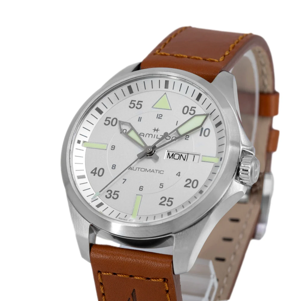 Hamilton H64635550 Khaki Aviation Pilot White Dial Automatic - Image 10