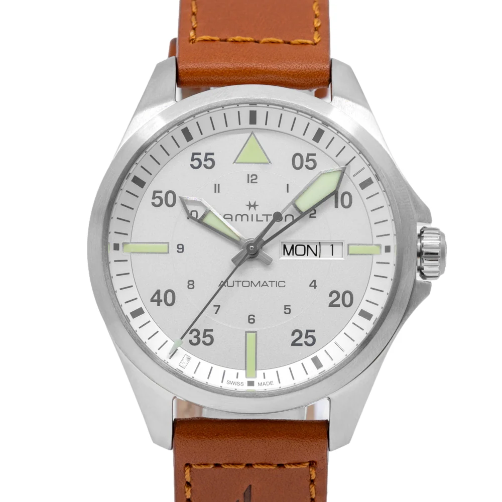 Hamilton H64635550 Khaki Aviation Pilot White Dial Automatic - Image 2