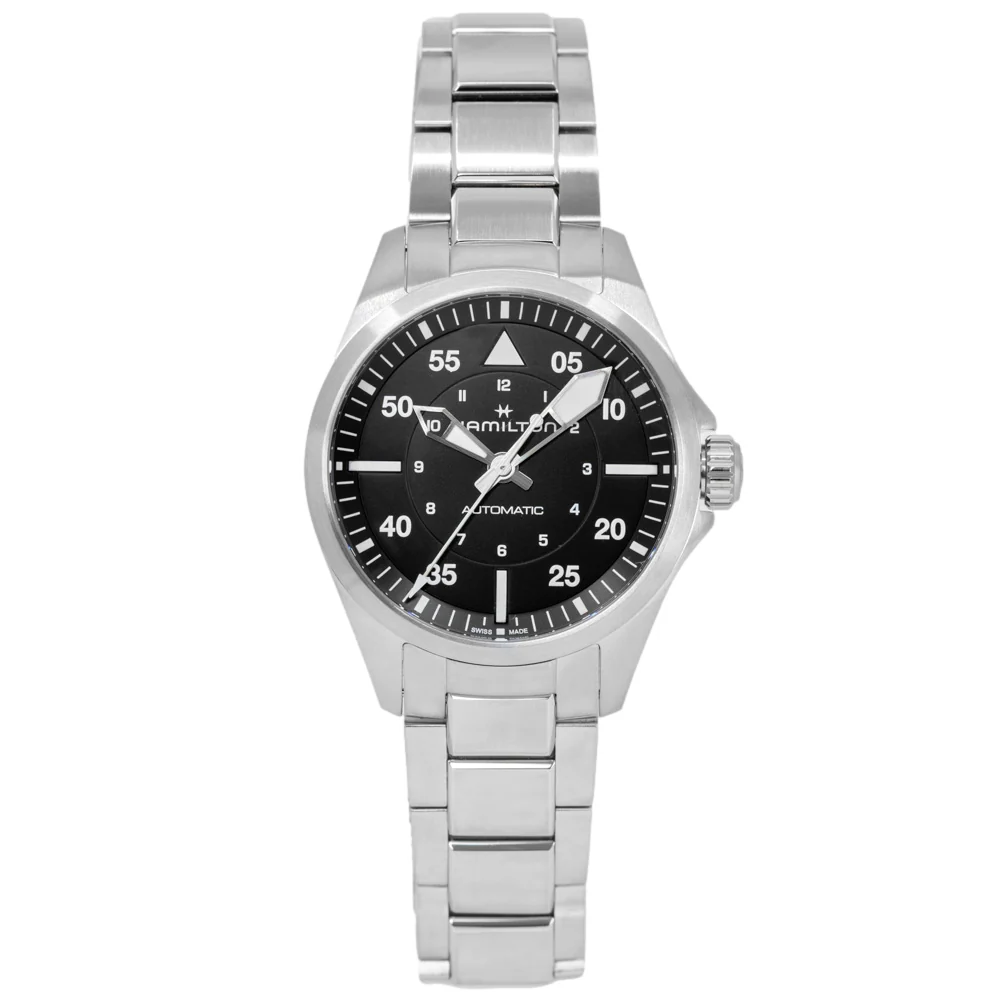 Hamilton H76215130 Khaki Aviation Pilot 36mm Black Dial Auto - Image 3