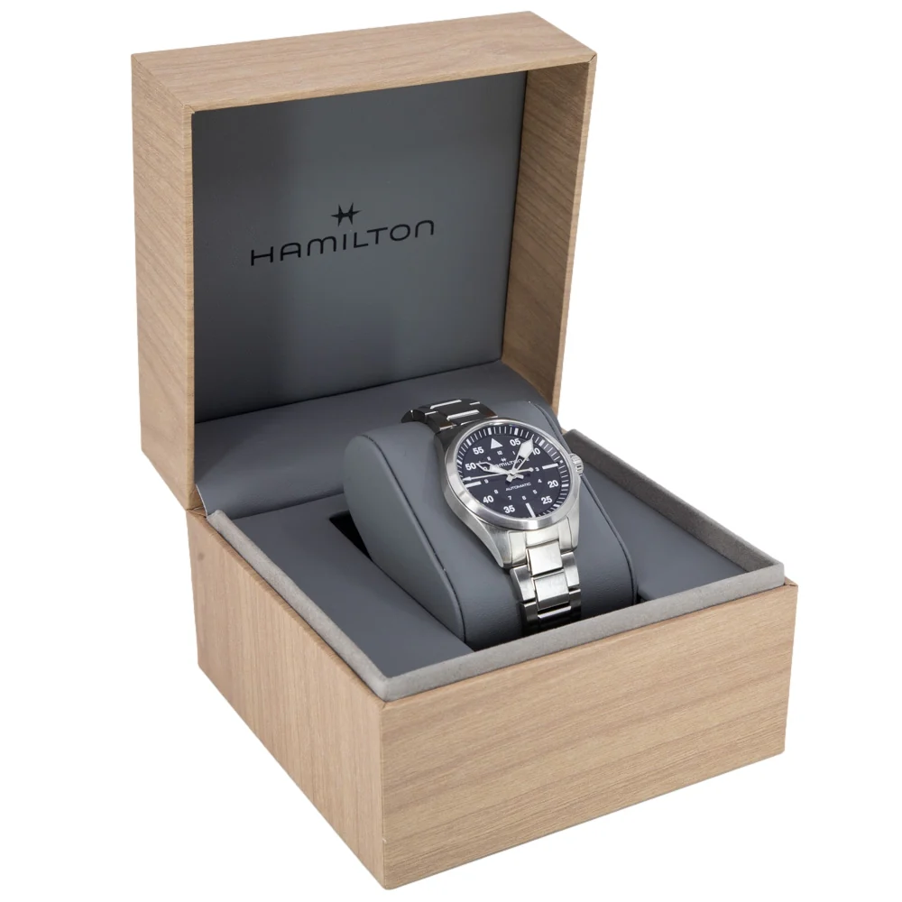 Hamilton H76215130 Khaki Aviation Pilot 36mm Black Dial Auto - Image 9