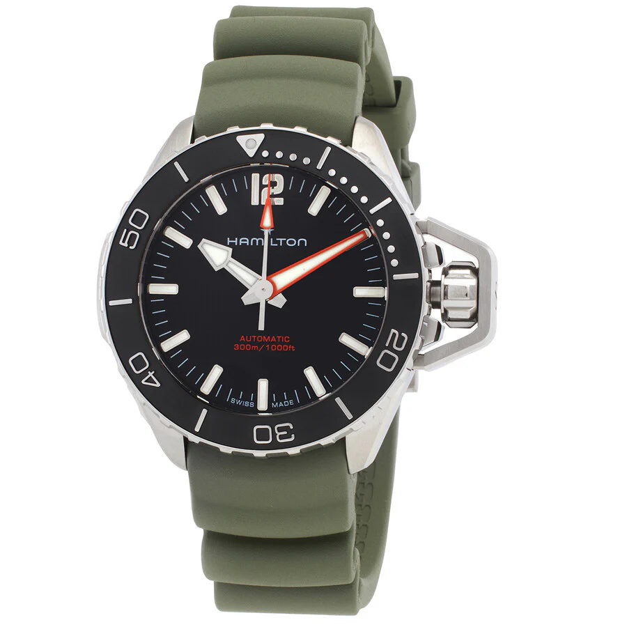 Hamilton H77455331 Khaki Navy Automatic Frogman Auto Men's Watch