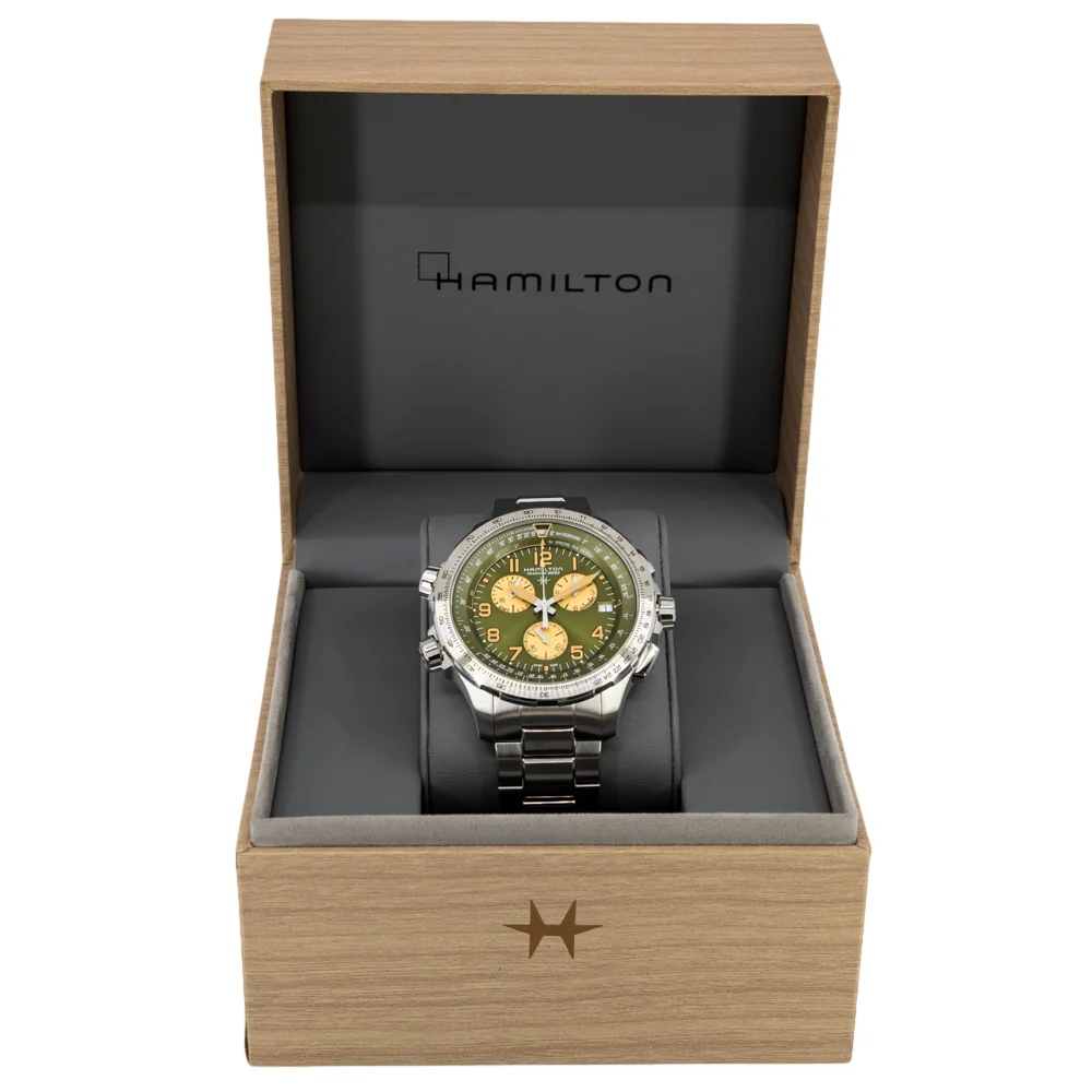 Hamilton H77932160 Khaki Aviation X-Wind GMT Quartz - Image 8