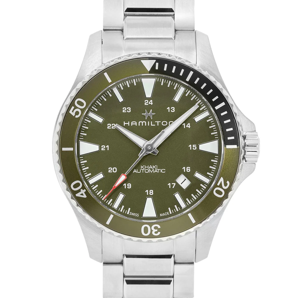 Hamilton H82375161 Khaki Navy Scuba Green Dial Auto - Image 2