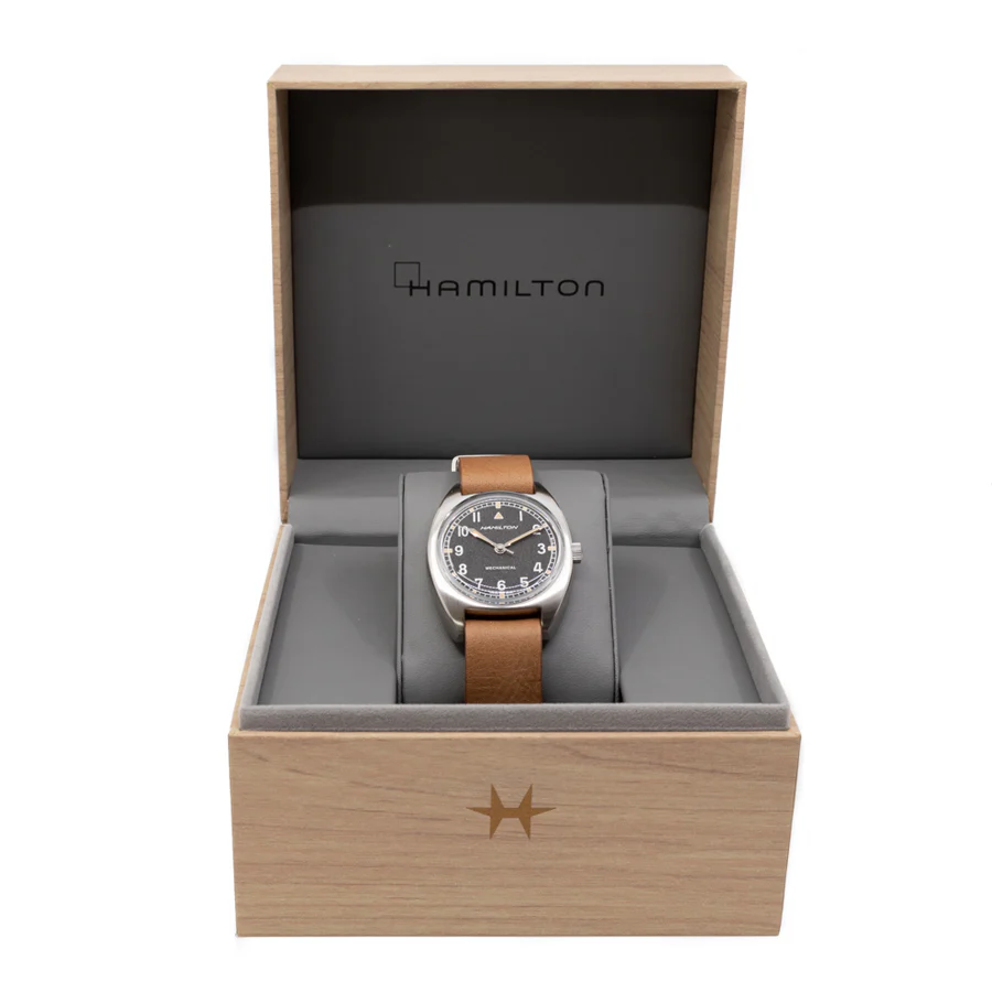 Hamilton Men H76419531 Khaki Pilot Pioneer Mechanical Watch - Image 7