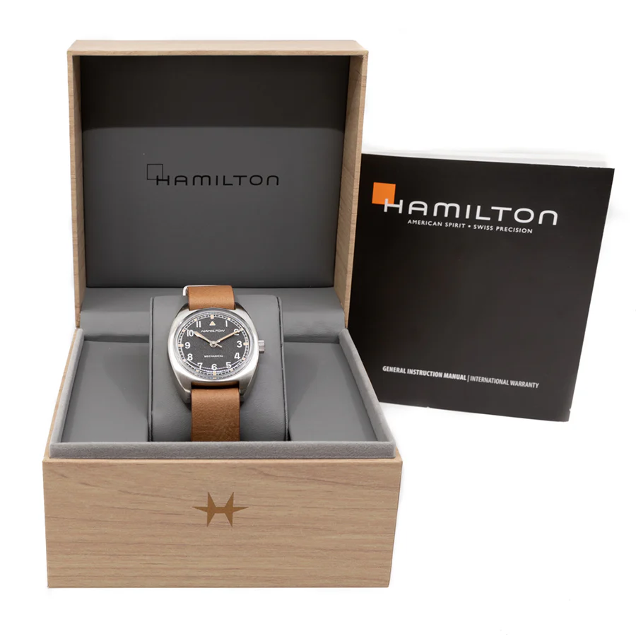 Hamilton Men H76419531 Khaki Pilot Pioneer Mechanical Watch - Image 8
