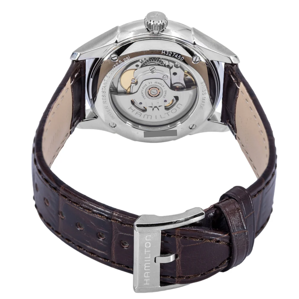 Hamilton Men's H32475520 Jazzmaster Beige Dial Auto Watch - Image 5